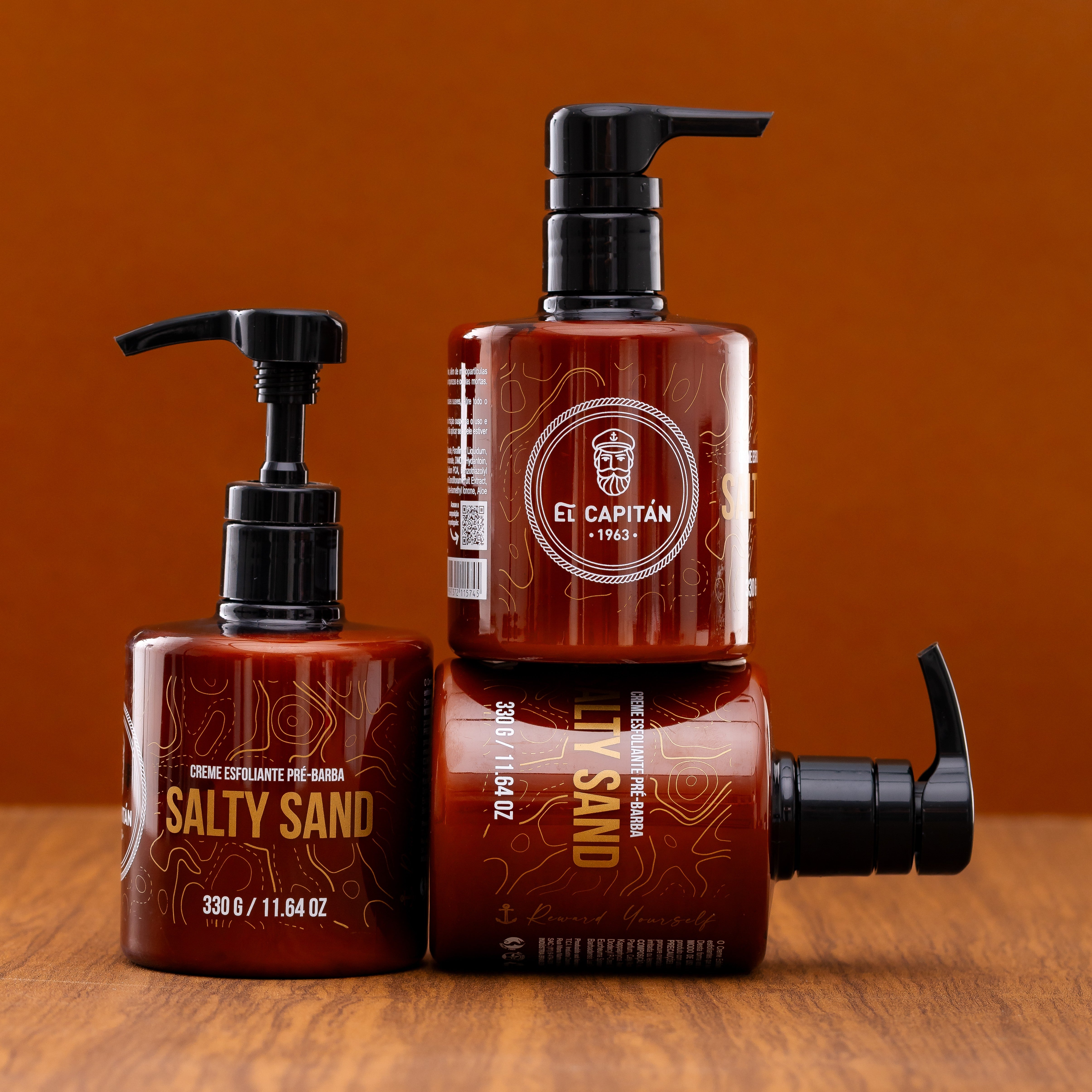 Salty Sand - Creme Esfoliante Pré-Barba 330g