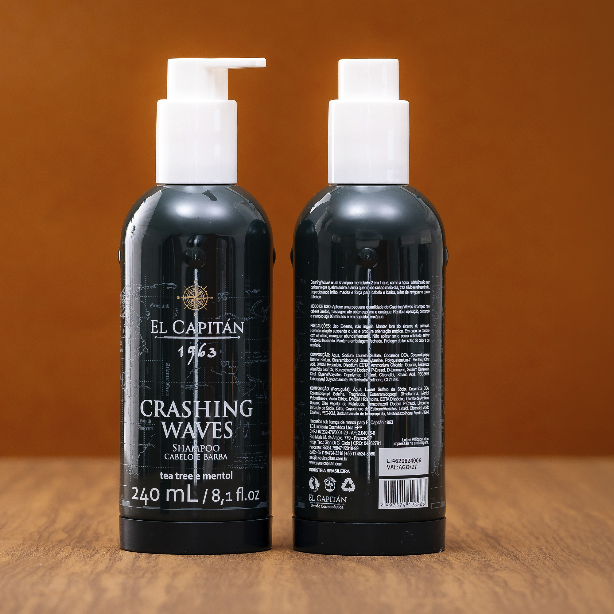 Shampoo Crashing Waves - para Cabelo e Barba
