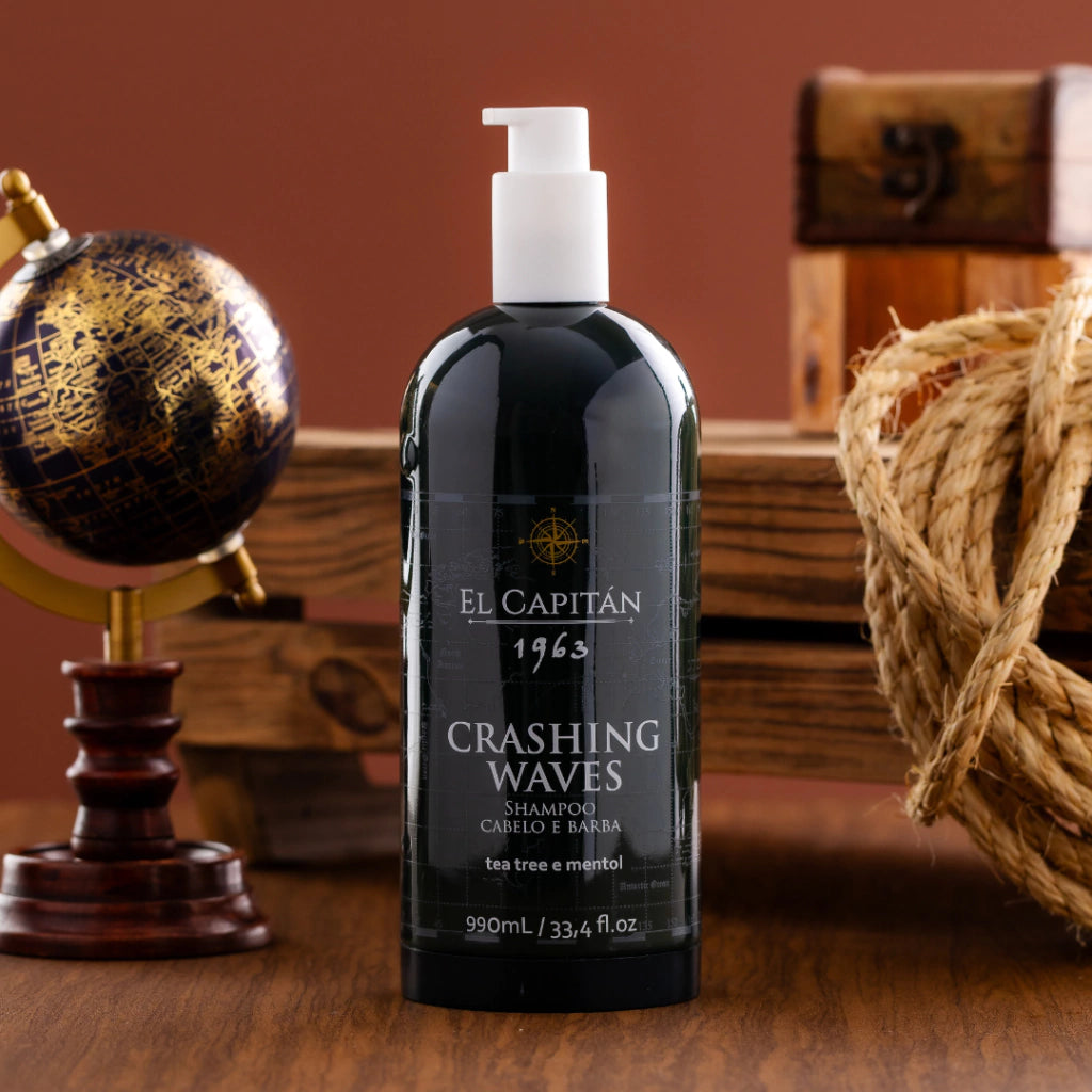 Shampoo Crashing Waves - para Cabelo e Barba