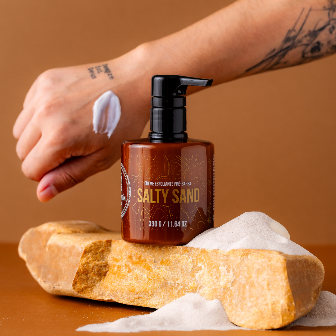 Salty Sand - Creme Esfoliante Pré-Barba 330g