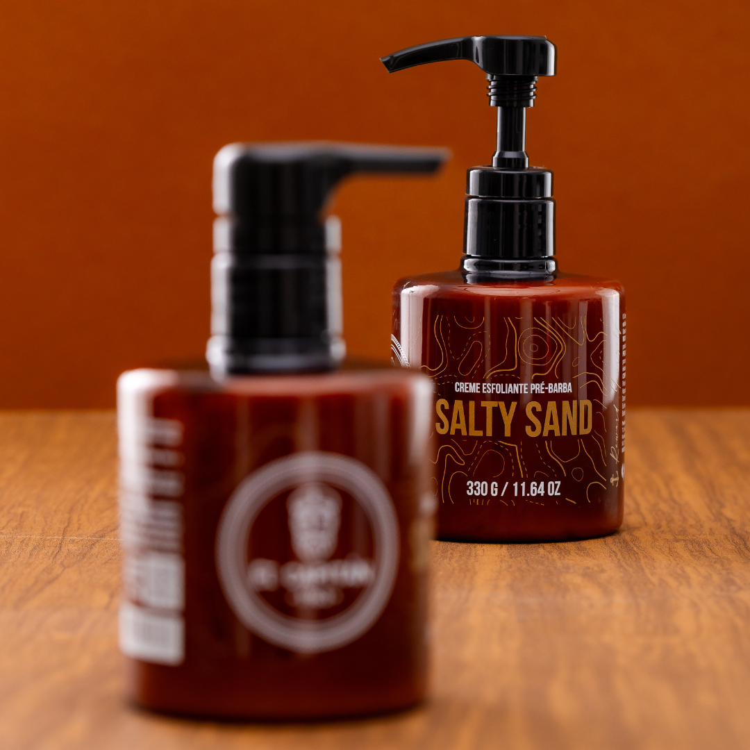 Salty Sand - Creme Esfoliante Pré-Barba 330g