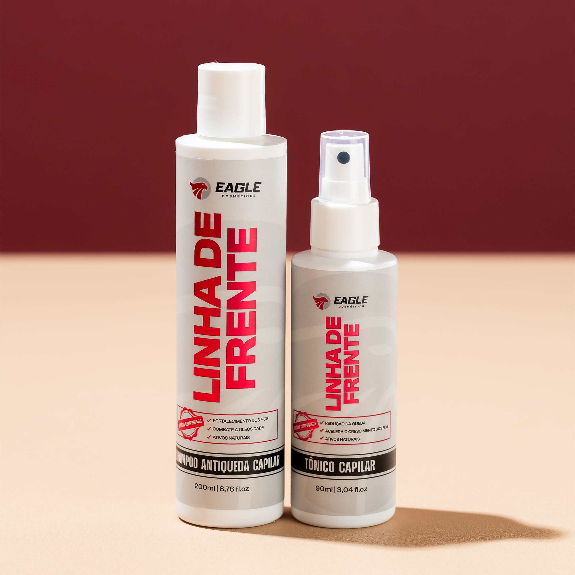 Kit Linha de Frente - Shampoo + Tônico Capilar