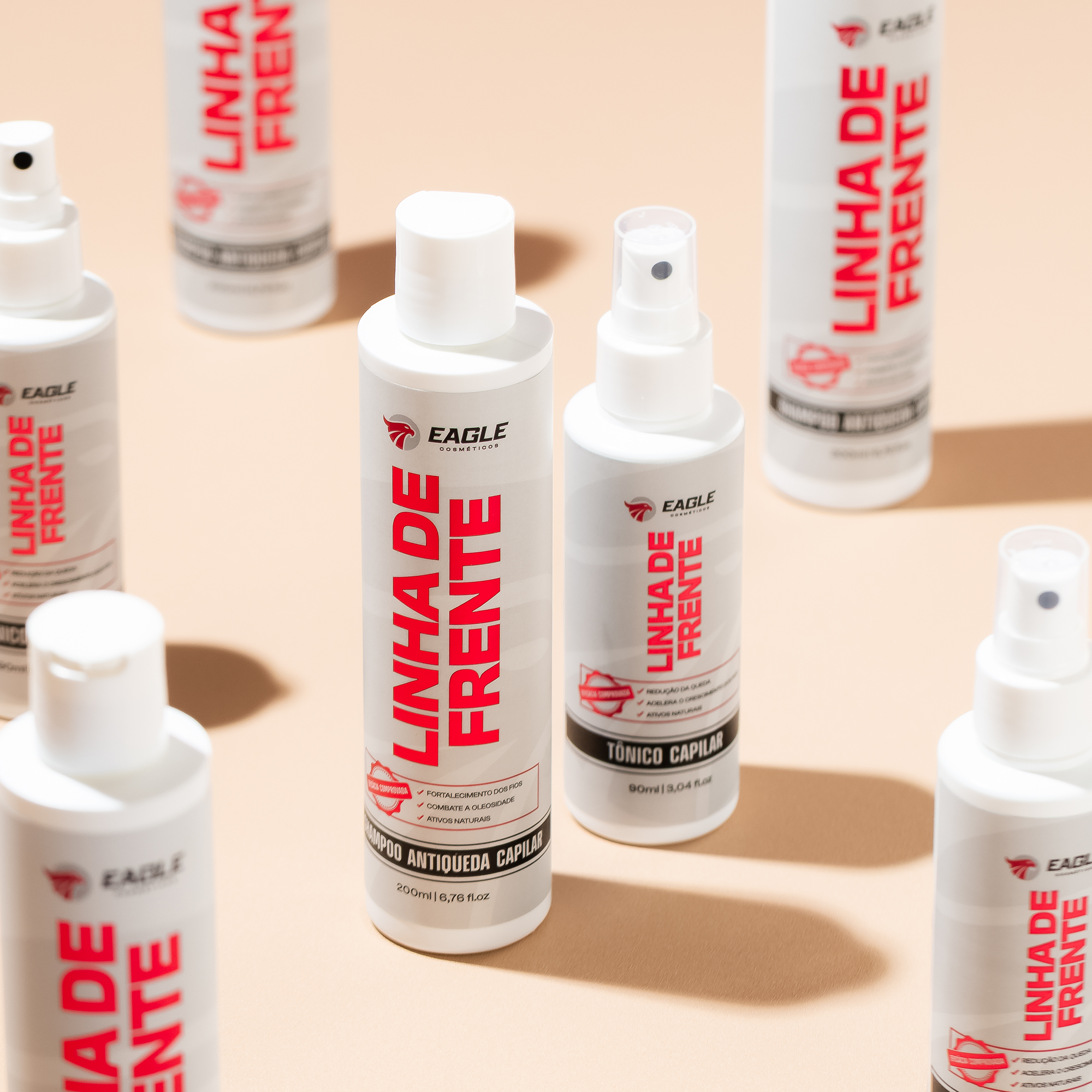 Kit Linha de Frente - Shampoo + Tônico Capilar