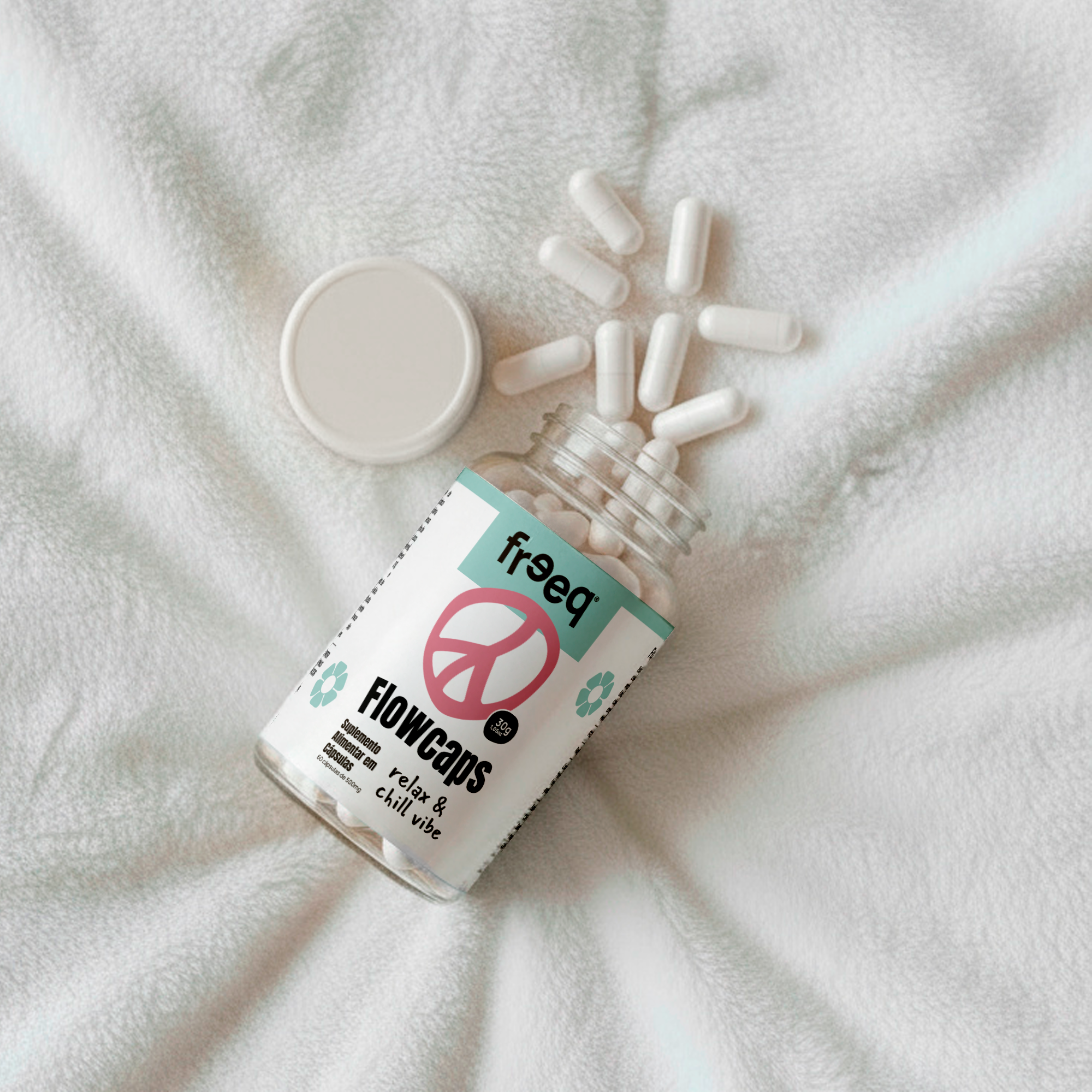 Flowcaps Relax & Chill Vibe (60 cápsulas) - by Freeq®