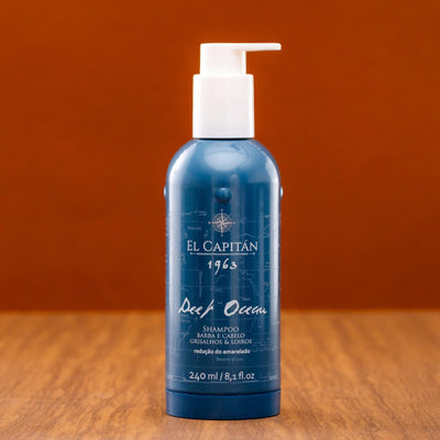 Shampoo Deep Ocean - Desamarelador para Cabelo e Barba